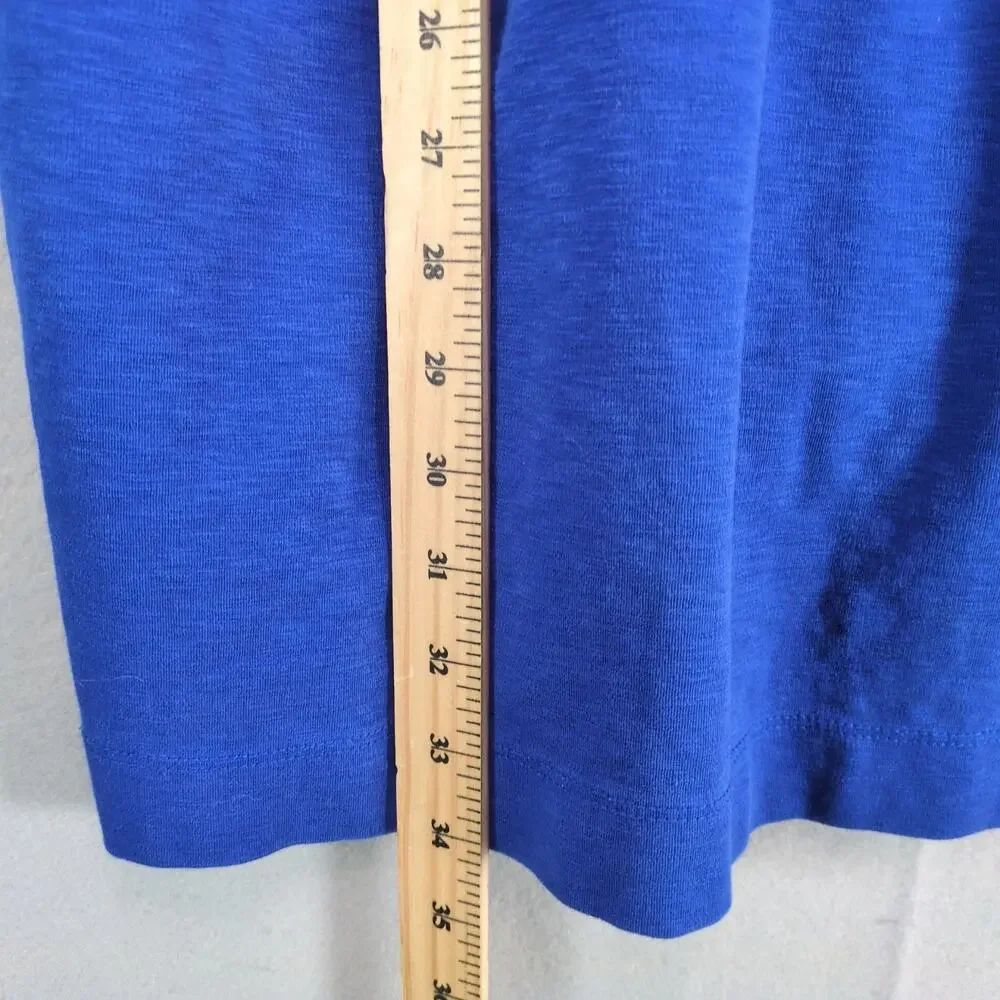 J Crew Blue Pleated Ponte Knit Fit & Flare Dress Sz M Knee-Length‎ Preppy Retro